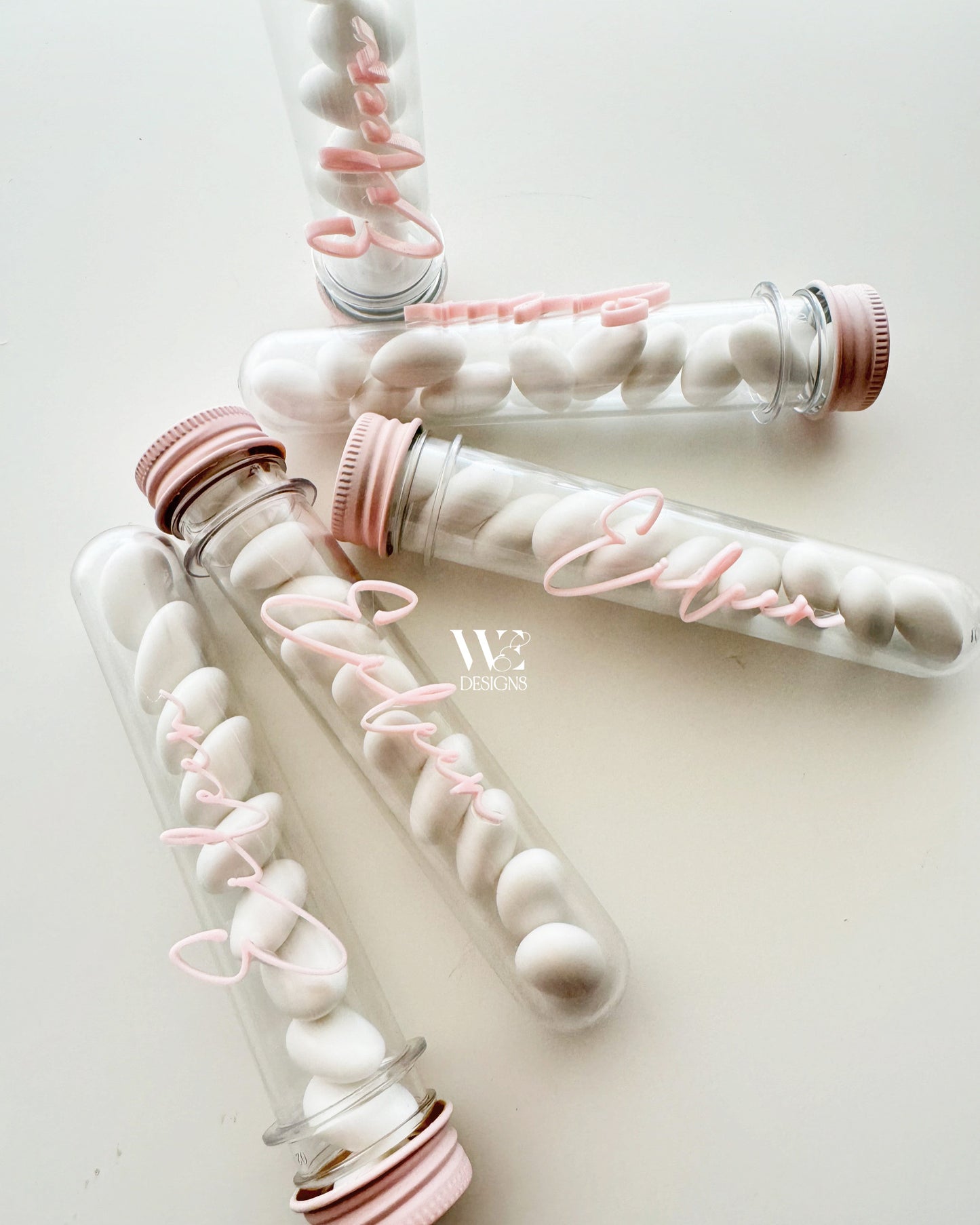 FILLED TUBES WITH ACRYLIC