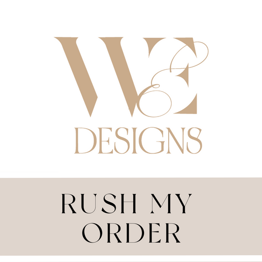 RUSH MY ORDER