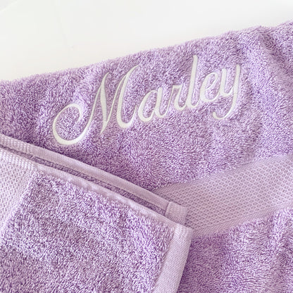 EMBROIDERY BATH TOWEL