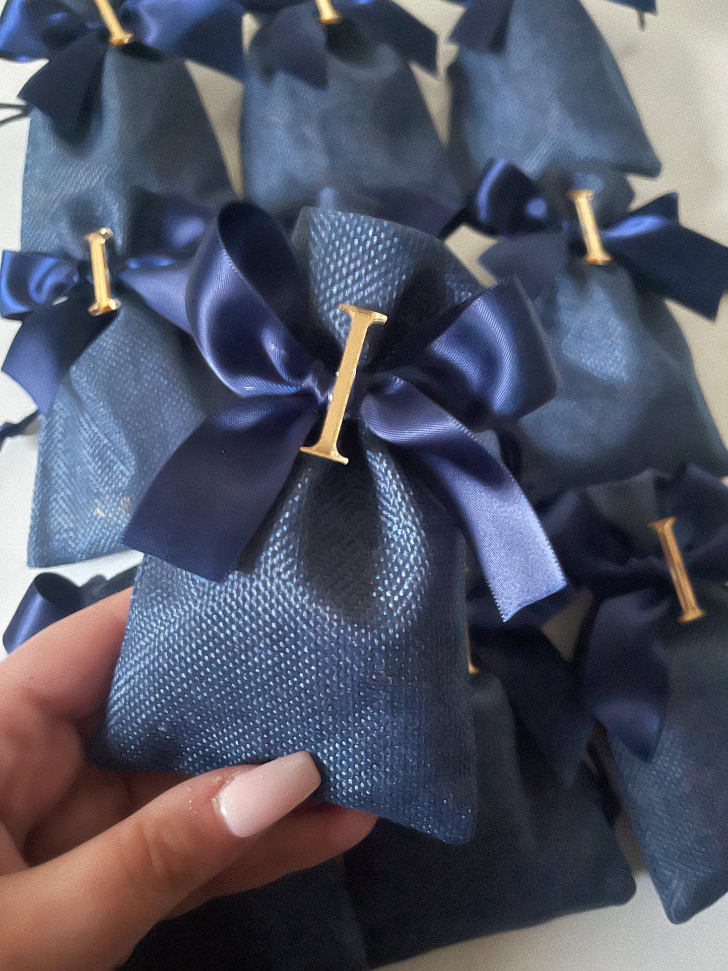 LINEN FAVOUR BAGS