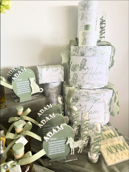 CYLINDER FLORAL BOXES (3 PC)