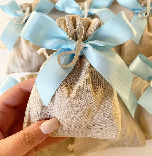 LINEN FAVOUR BAGS