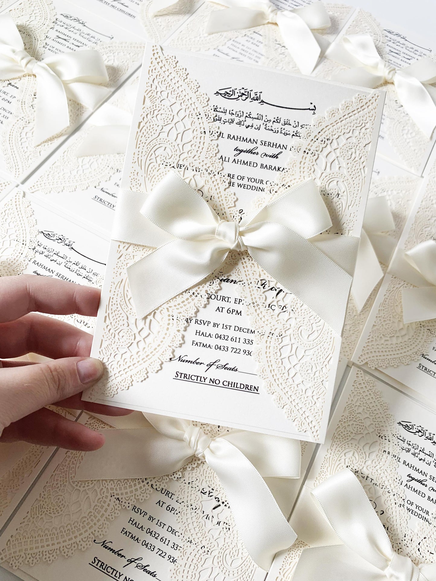 LACE INVITATIONS